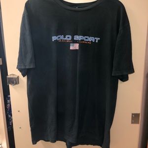 Black Polo Sport T shirt
